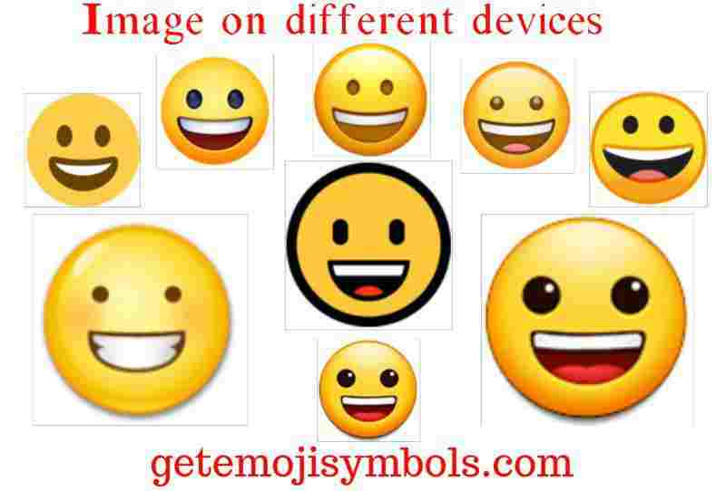 Image Emoji on different devices.